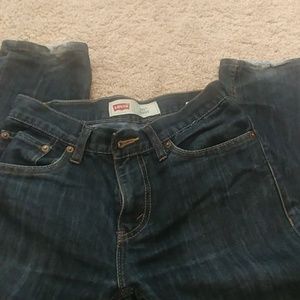 Levis 511 skinny in a dark wash